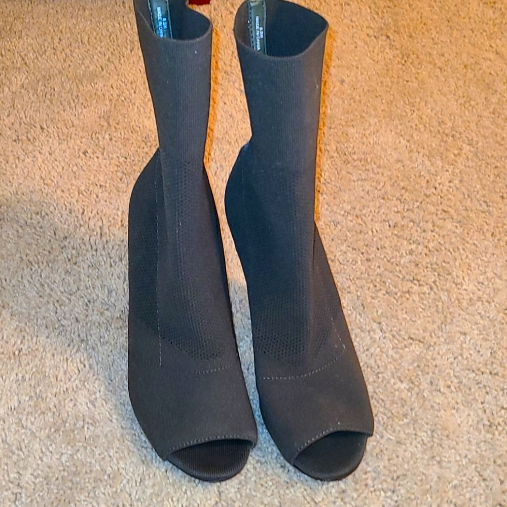 Peeptoe booties
